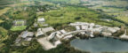 Aerial overview of Alderley Park, current home to the Cancer Research UK Manchester Institute