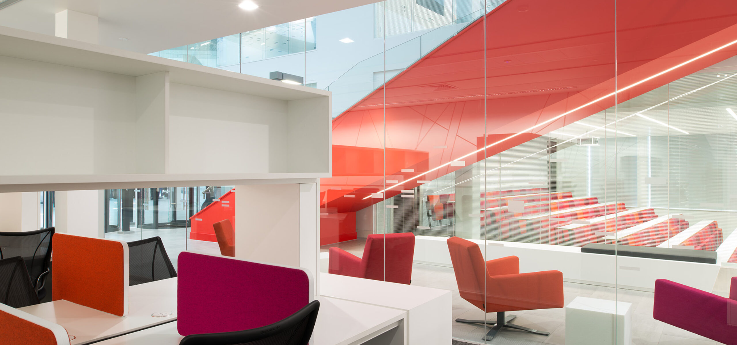 Inside the OCRB looking into the Lecture Theatre