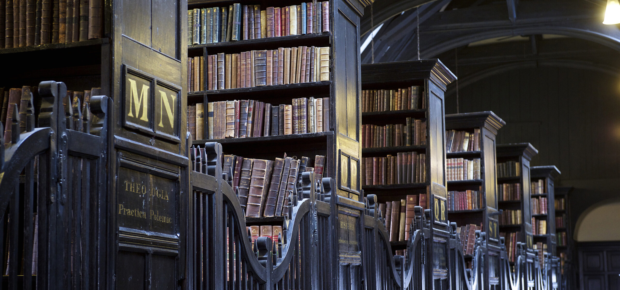 Books in the Chethams Library, Manchester