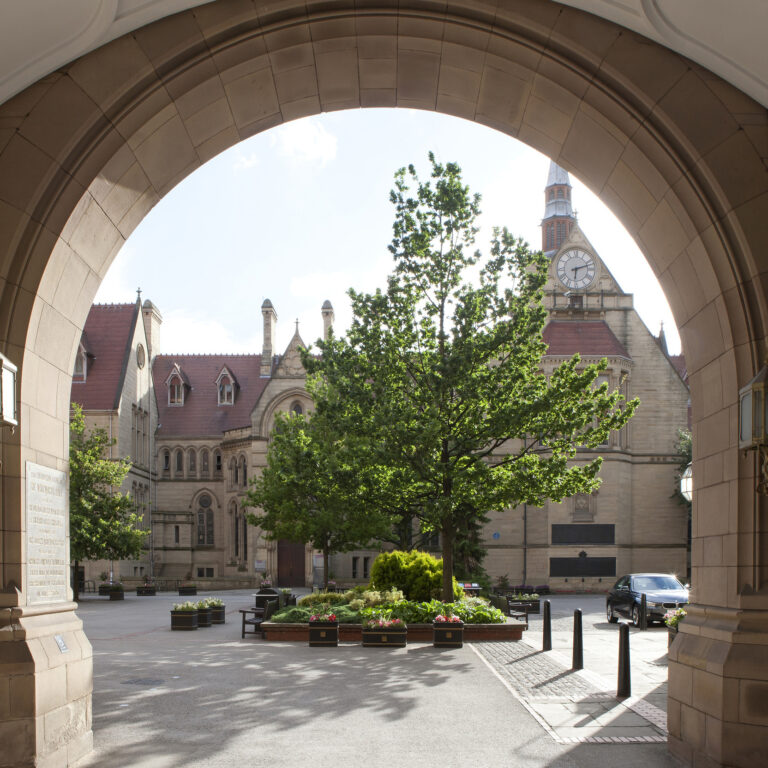 Whitworth Hall arch