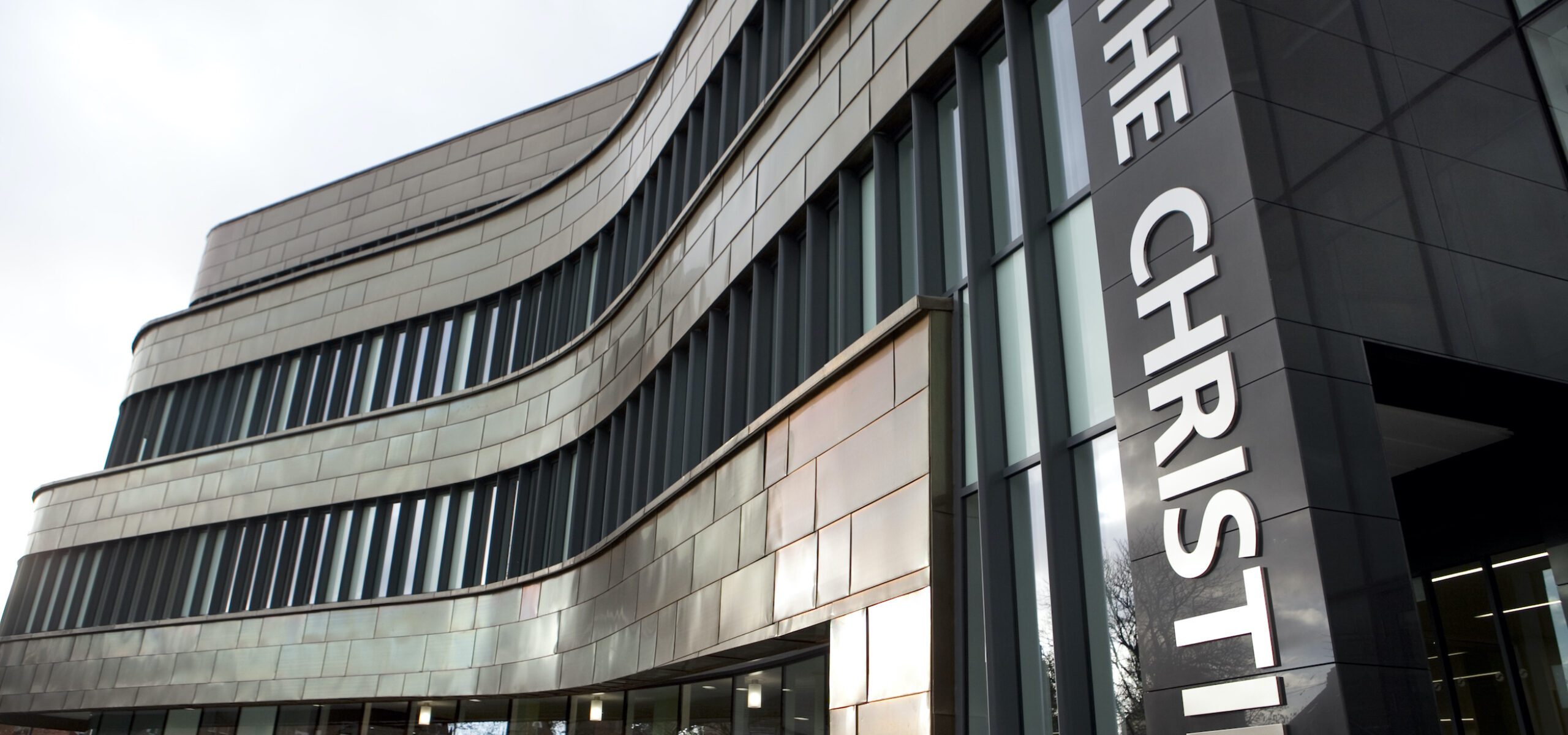 Oak Road entrance to The Christie NHS Foundation Trust