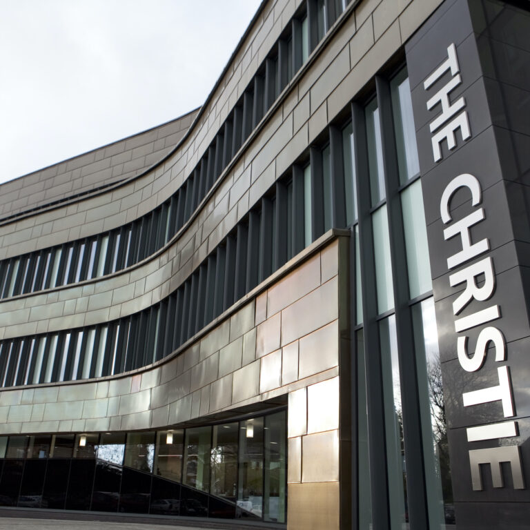 Oak Road entrance to The Christie NHS Foundation Trust