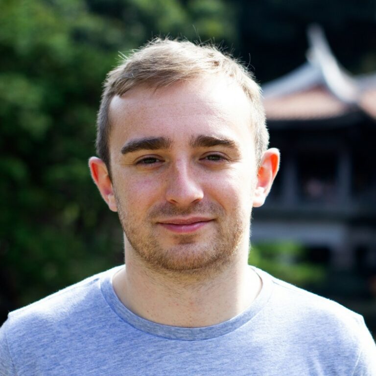 A headshot of Dr Ben Abbott