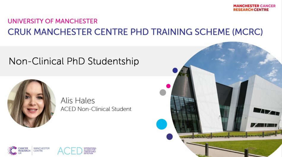 Non-Clinical PhD Studentship - Alis Hales