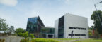The front entrance to the Oglesby Cancer Research Centre Building