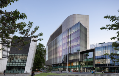 The new Paterson building from Wilmslow Road, Manchester