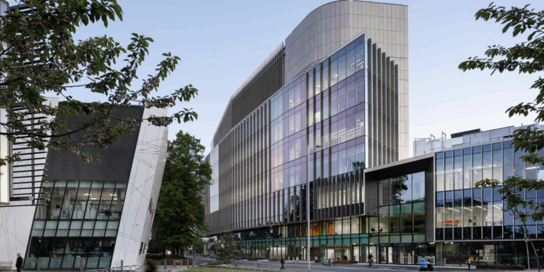 The new Paterson building from Wilmslow Road, Manchester