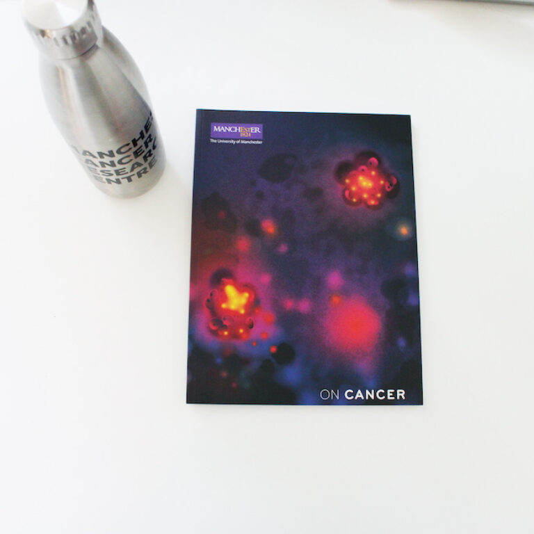 A photo of the Cancer Futures policy document front cover