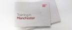 A photo of the Training in Manchester brochure front cover