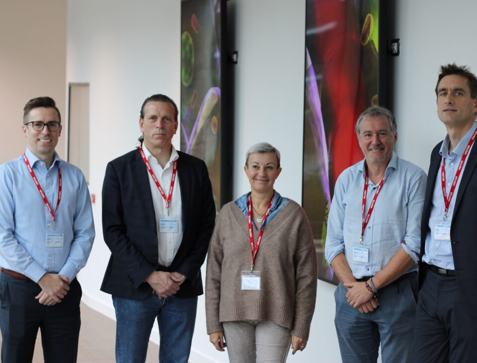 CRUK RadNet Manchester Scientific Advisory Board. Left ot Right, Mike Velec, David Jaffray, Marie-Catherine Vozenin, Tony Lomax, Alexandre Bobard