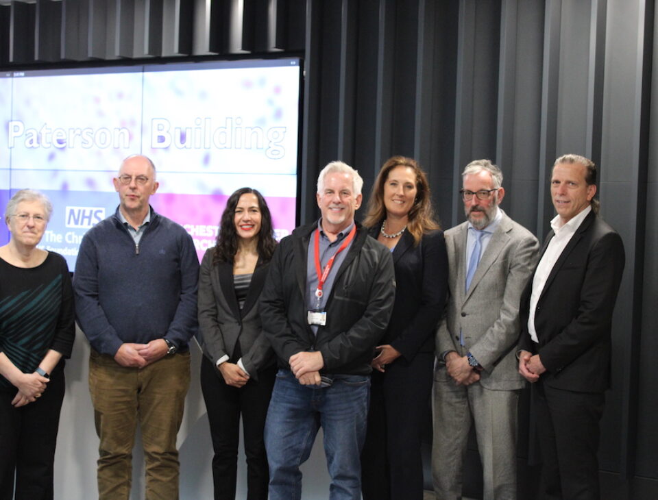 Members of the MCRC IAB, Left to right: Pat LoRusso, Bertrand Tombal, Sheila Singh, Robert Bristow, Karen Knudsen, Harry DeKoning, and David Jaffray