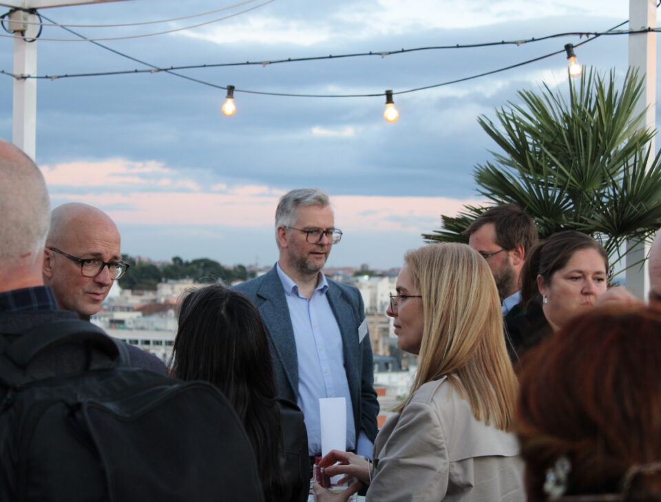 Colin Lindsay at the ESMO Networking event