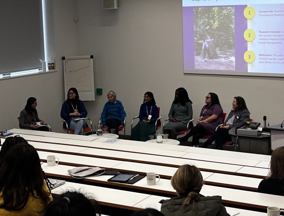 A panel discussion at the International Women's Day 2024 event