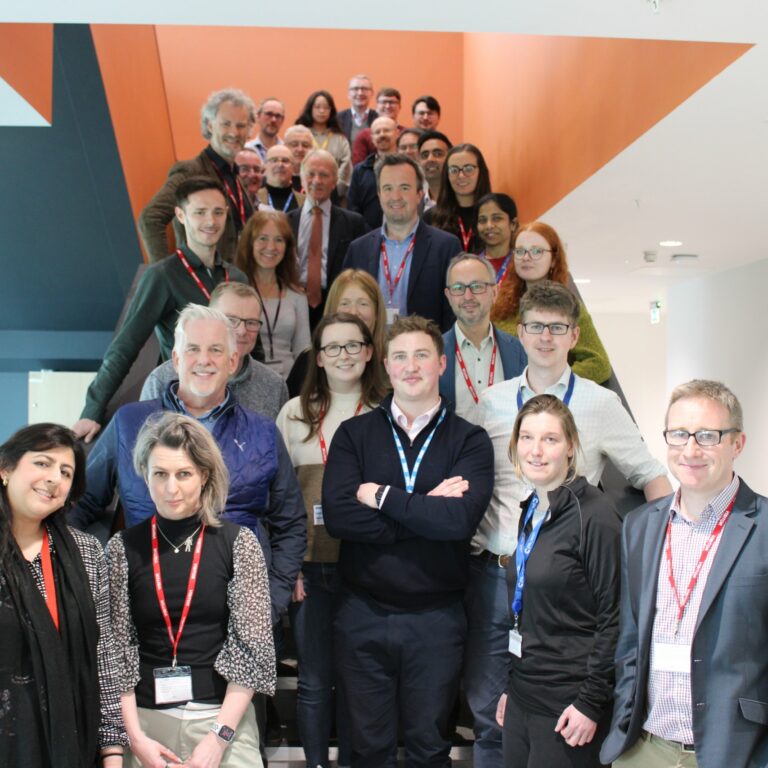 Rob and MCRC team with Belfast colleagues at the FASTMAN centre of excellence