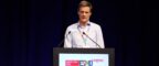 Dr Gerben Borst presenting at ESMO 2024