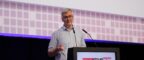 Dr Colin Lindsay speaking at ESMO 2024