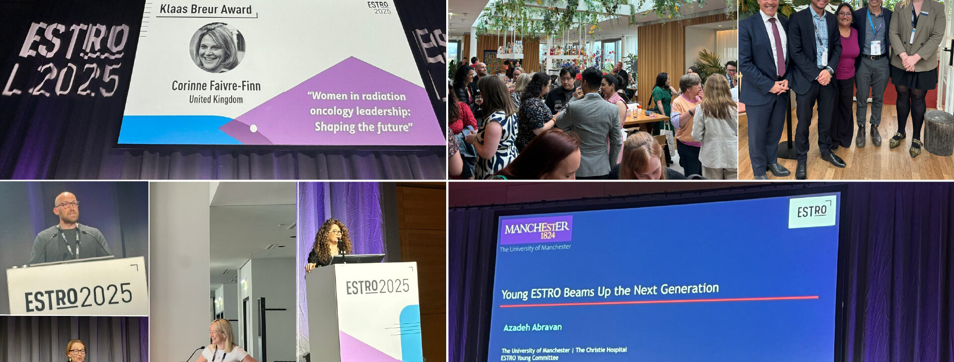 Cover photo for ESTRO 2025 conference, featuring the key takeaways and moments from the conference.