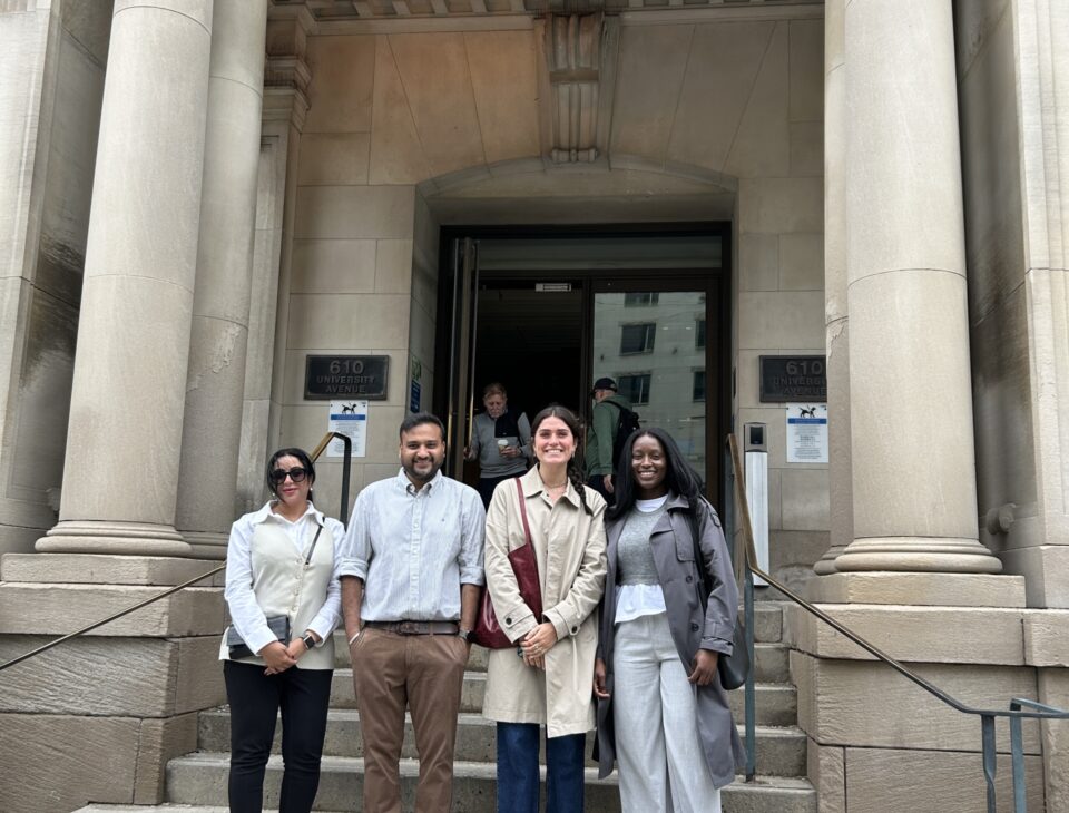 STARS21 scholars outside of Princess Margaret Cancer Centre.