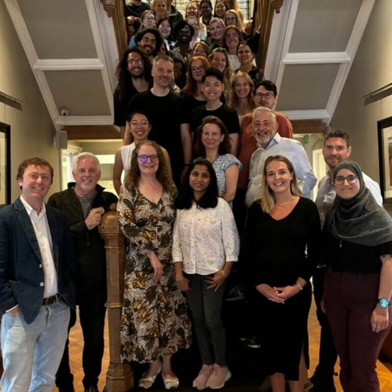 Co-leads Professors Jamie Blundell and Rob Bristow (far left) with the ACED Immunology Programme team