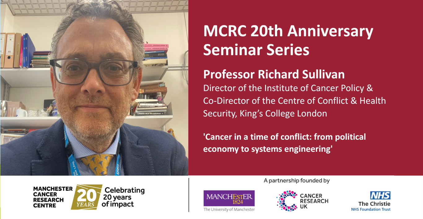 A promotional graphic for Richard Sullivan's event